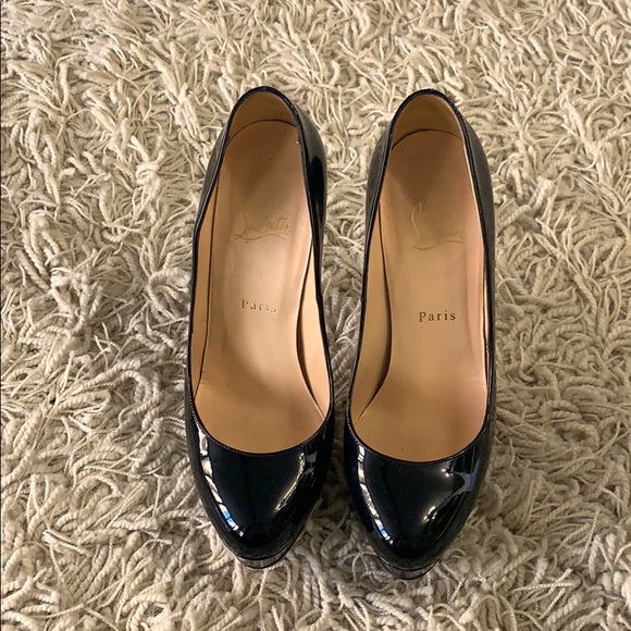 Christian Louboutin Patent Black Heels
